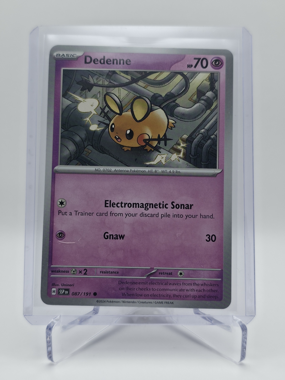 Pokémon TCG - Dedenne - Surging Sparks - 087/191